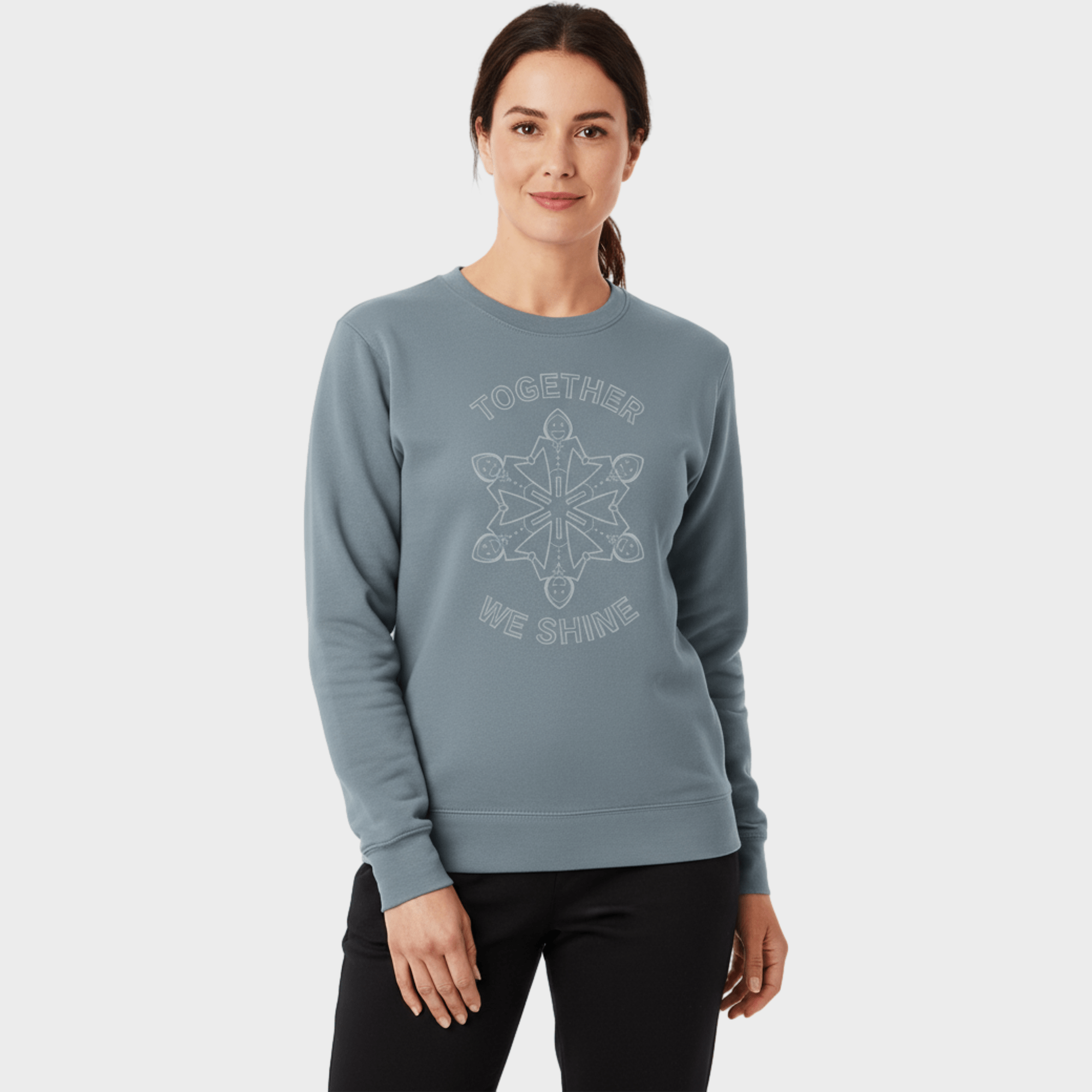Autism Sweatshirt - Together We Shine Midweight Sweatshirt - Daily Bloom