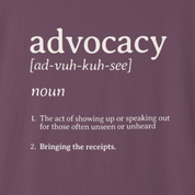 Advocacy Definition Comfort Colors Tee