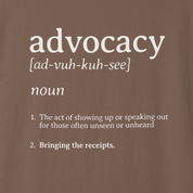 Advocacy Definition Comfort Colors Tee