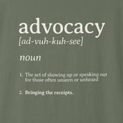 Advocacy Definition Comfort Colors Tee