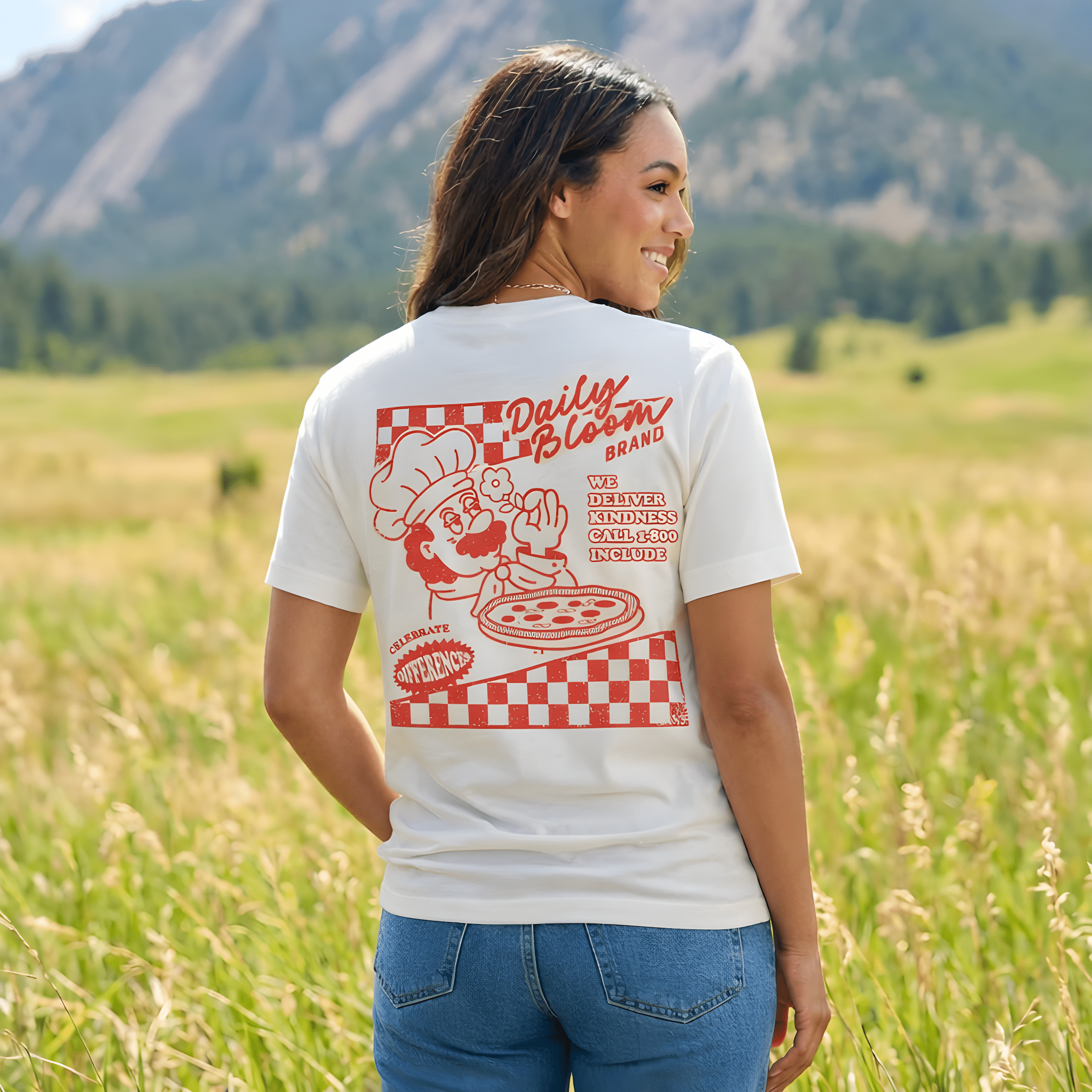 Autism T-Shirt - We Deliver Kindness Comfort Colors Adult T-Shirt - Daily Bloom