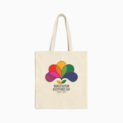 Autism Bags By Daily Bloom Autism Awareness 2025 - Spectrum in Bloom Canvas Tote Bag Natural / 15" x 16"
