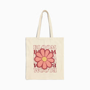 Autism Bags By Daily Bloom Bloom Daisy Tote Bag Natural / 15" x 16"