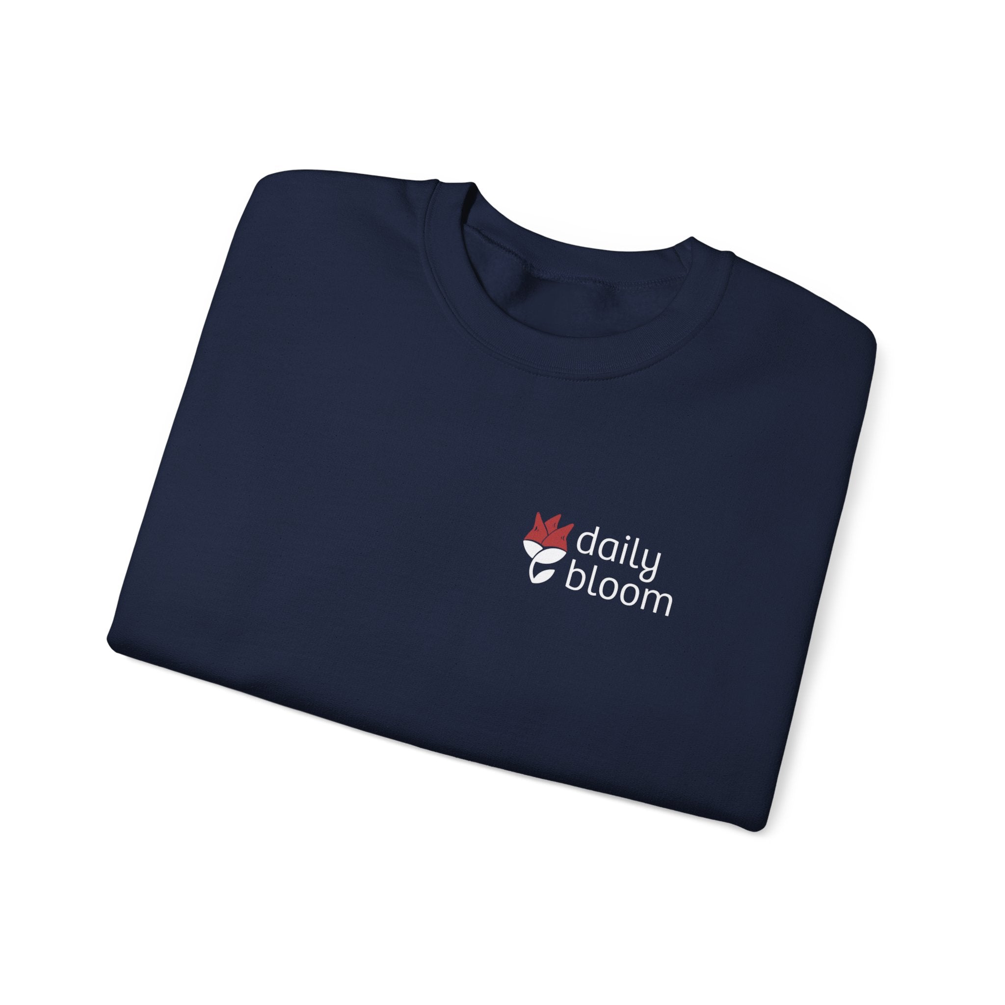 Daily Bloom Logo Sweatshirt-Neurodiversity, ADHD & Autism Awareness & Acceptance by Daily Bloom