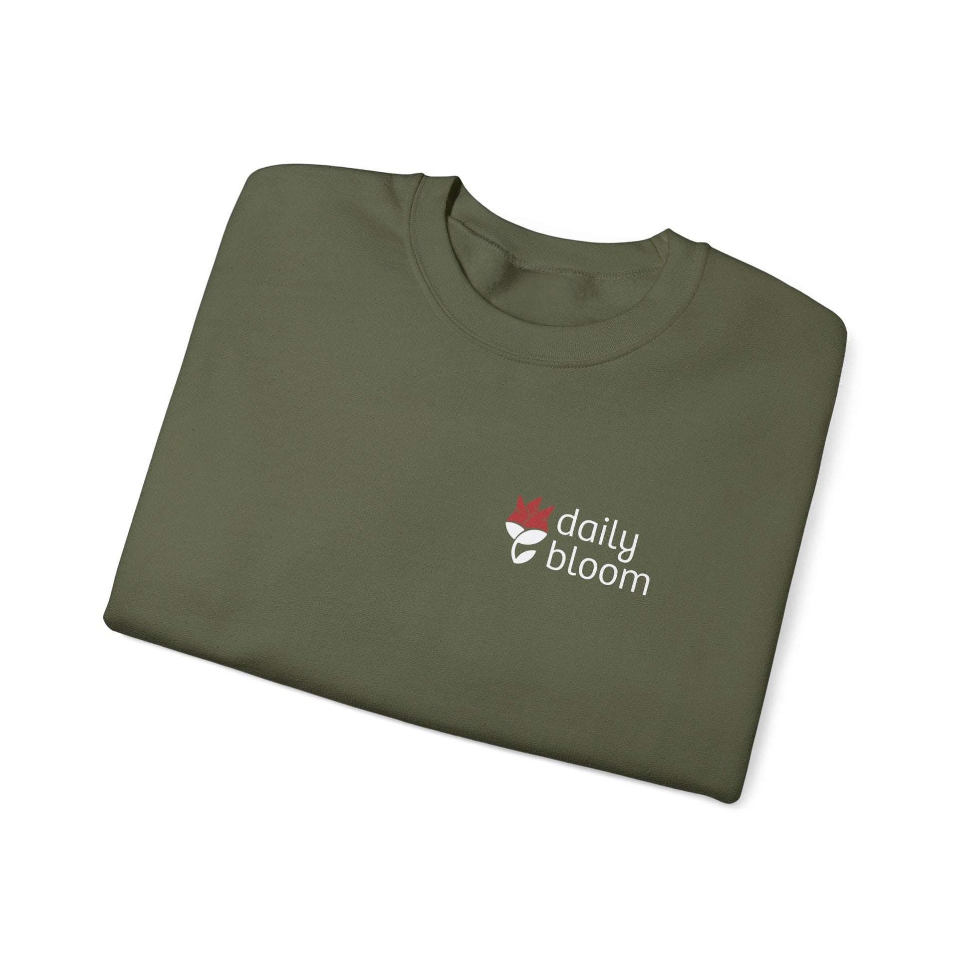 Daily Bloom Logo Sweatshirt-Neurodiversity, ADHD & Autism Awareness & Acceptance by Daily Bloom