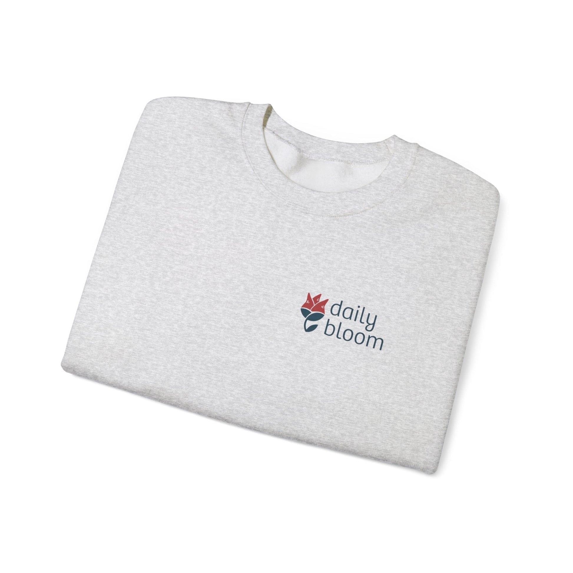 Daily Bloom Logo Sweatshirt-Neurodiversity, ADHD & Autism Awareness & Acceptance by Daily Bloom
