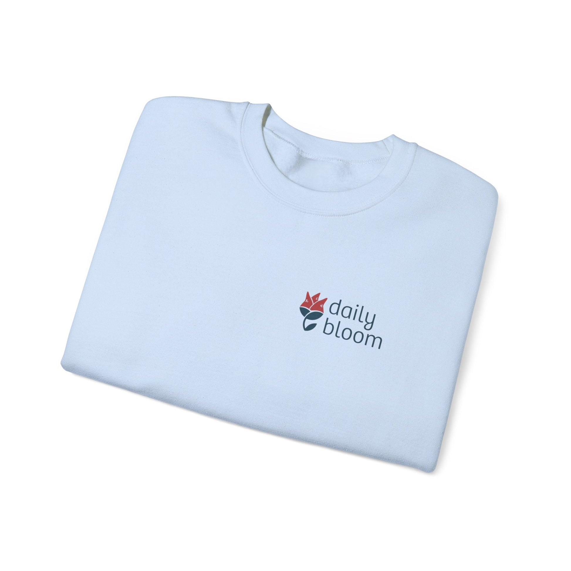 Daily Bloom Logo Sweatshirt-Neurodiversity, ADHD & Autism Awareness & Acceptance by Daily Bloom
