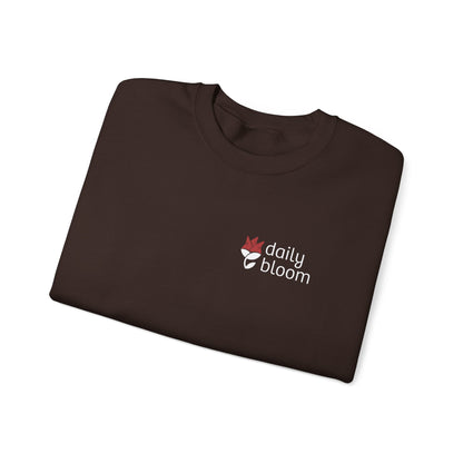 Daily Bloom Logo Sweatshirt-Neurodiversity, ADHD & Autism Awareness & Acceptance by Daily Bloom
