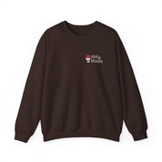 Daily Bloom Logo Sweatshirt-Dark Chocolate-Neurodiversity, ADHD & Autism Awareness & Acceptance by Daily Bloom