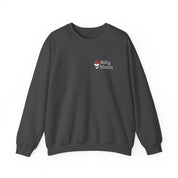 Daily Bloom Logo Sweatshirt-Dark Heather-Neurodiversity, ADHD & Autism Awareness & Acceptance by Daily Bloom