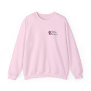 Daily Bloom Logo Sweatshirt-Light Pink-Neurodiversity, ADHD & Autism Awareness & Acceptance by Daily Bloom