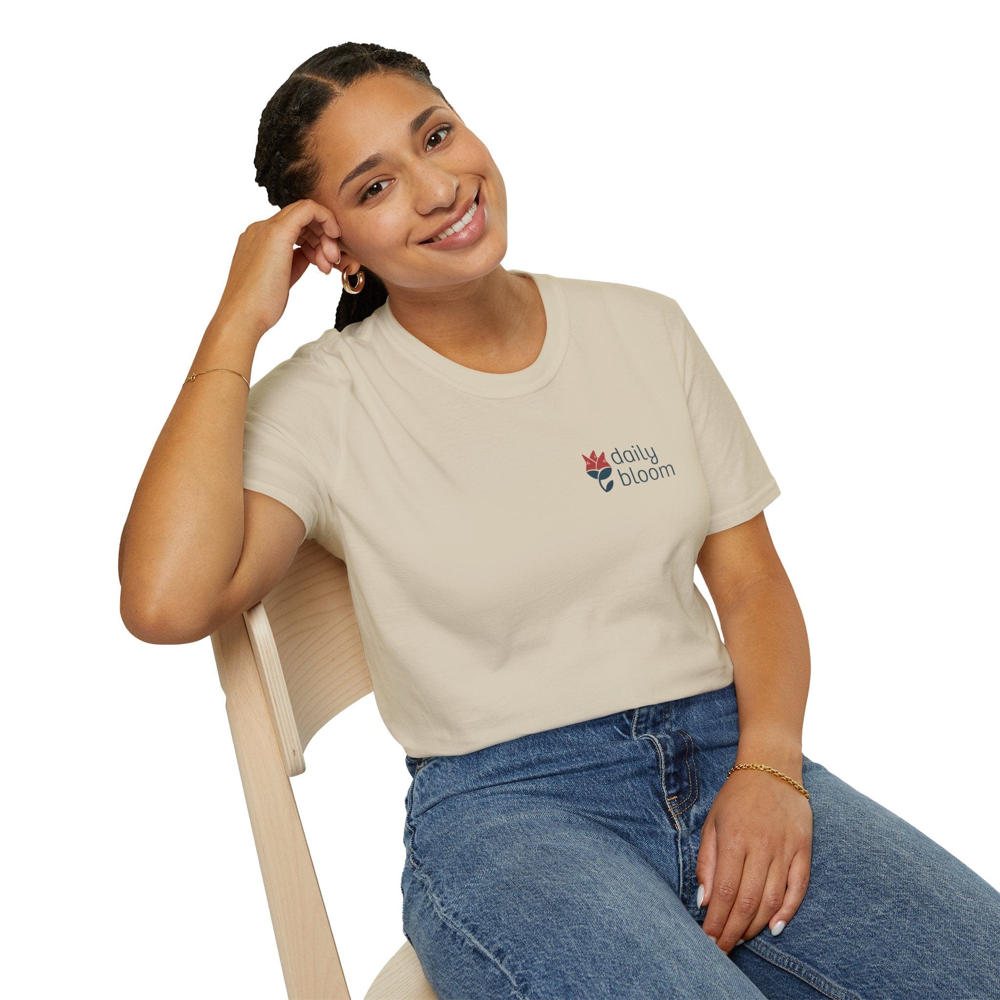 Daily Bloom Logo T-Shirt-Neurodiversity, ADHD & Autism Awareness & Acceptance by Daily Bloom