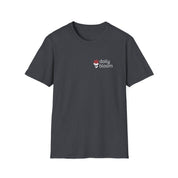 Daily Bloom Logo T-Shirt-Dark Heather Grey-Neurodiversity, ADHD & Autism Awareness & Acceptance by Daily Bloom