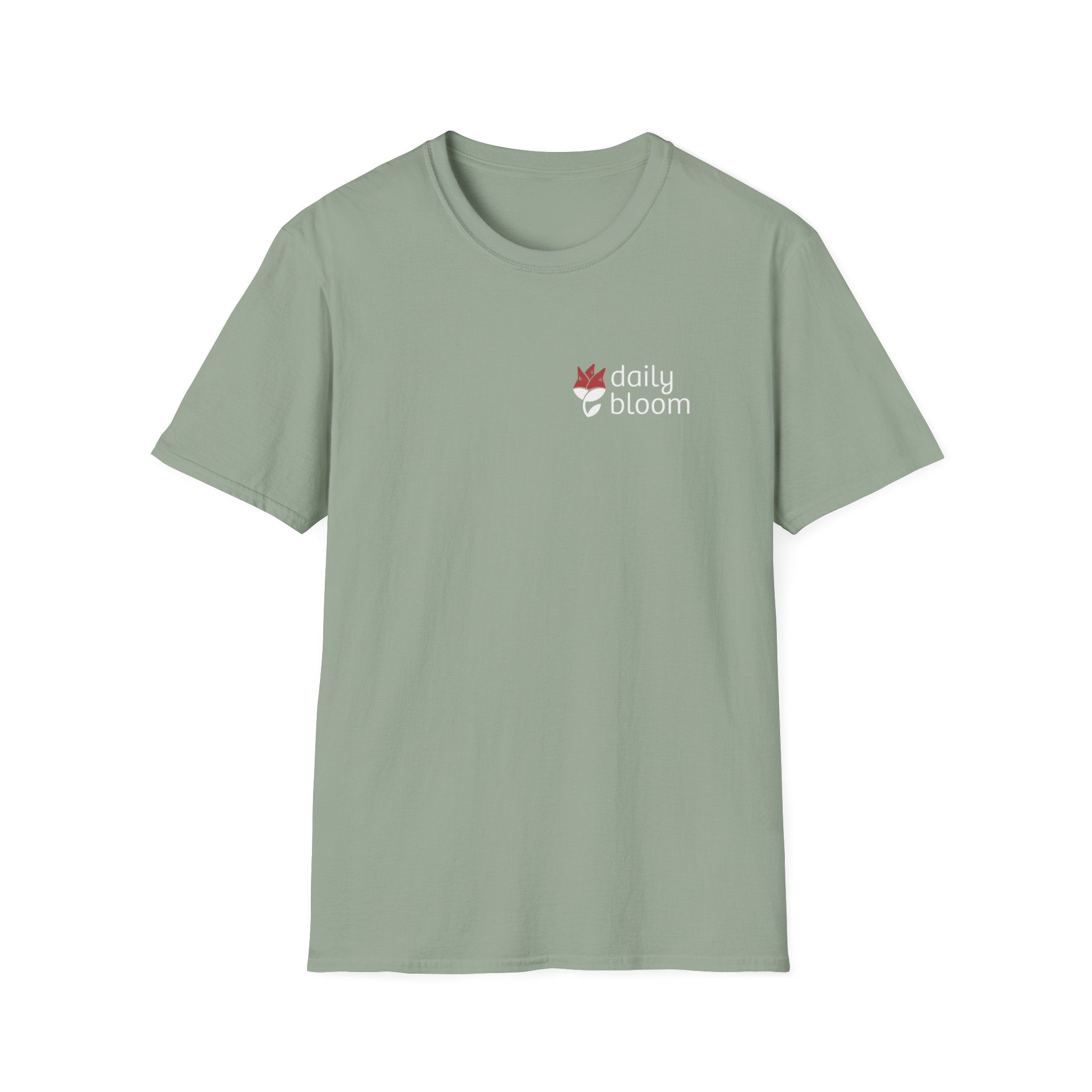 Daily Bloom Logo T-Shirt-Sage-Neurodiversity, ADHD & Autism Awareness & Acceptance by Daily Bloom