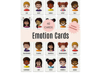 Autism Digital Download - Emotion Flashcards for Kids - Daily Bloom