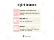 Flash Card Bundle - Set of 2 - Coping Skills & Emotions Cards-Neurodiversity, ADHD & Autism Awareness & Acceptance Digital Download by Daily Bloom