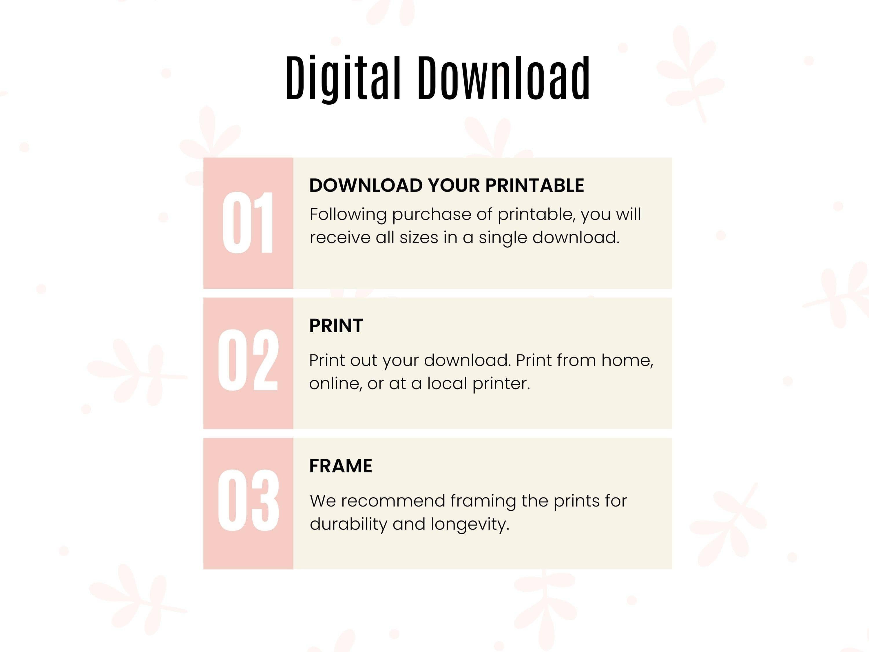 How Big Is My Problem (Poster Download)-Neurodiversity, ADHD & Autism Awareness & Acceptance Digital Download by Daily Bloom