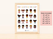 How Are You Feeling (Poster Download)-Neurodiversity, ADHD & Autism Awareness & Acceptance Digital Download by Daily Bloom