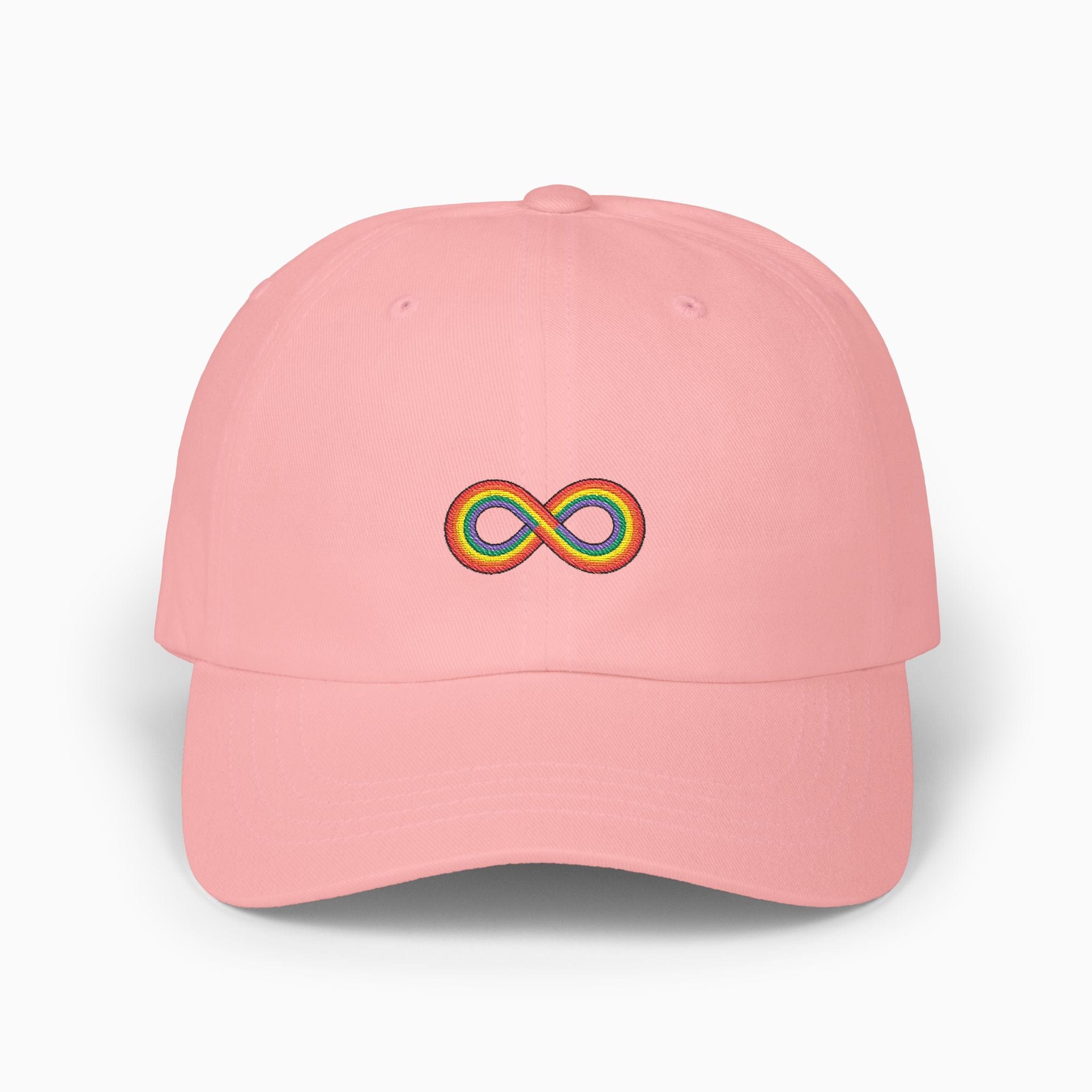 Autism Hats By Daily Bloom Rainbow Infinity Dad Hat Pink / One size