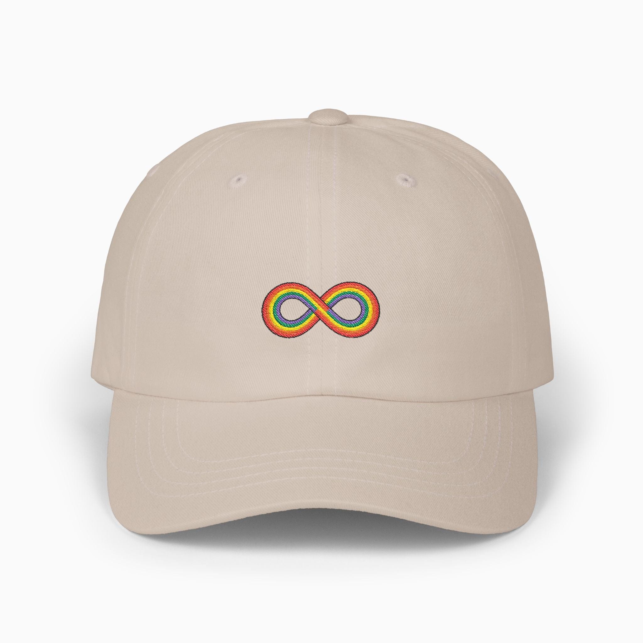 Autism Hats By Daily Bloom Rainbow Infinity Dad Hat Stone / One size