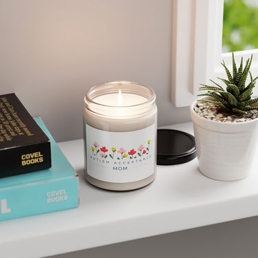 Autism Home Decor - Mother's Day 2025 - Autism Acceptance Mom Scented Soy Candle - Daily Bloom