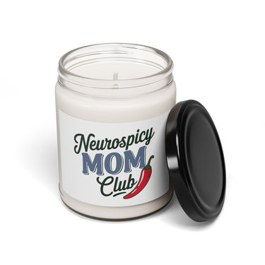 Autism Home Decor - Mother's Day 2025 - Neurospicy Mom Club Scented Soy Candle - Daily Bloom