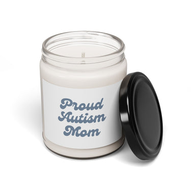 Autism Home Decor - Mother's Day 2025 - Proud Autism Mom Scented Soy Candle - Daily Bloom