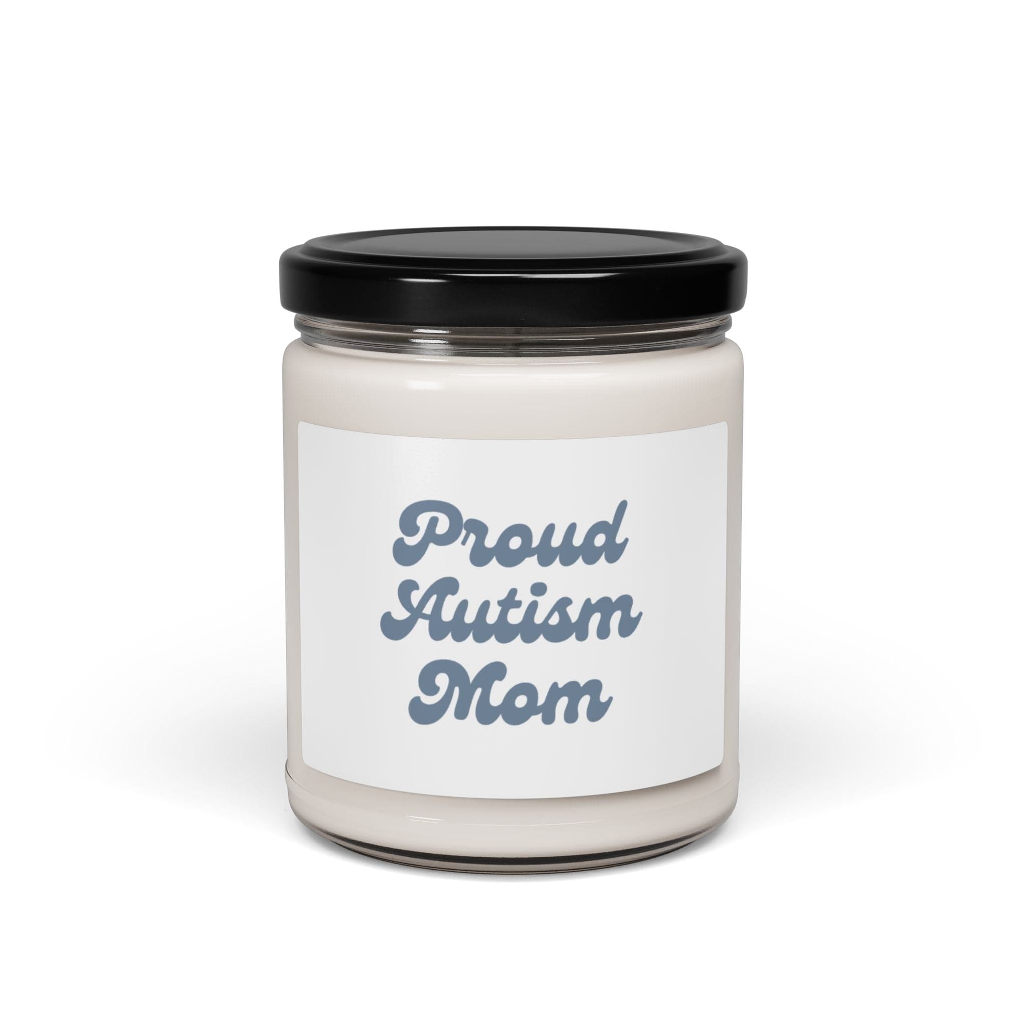 Autism Home Decor By Daily Bloom Mother's Day 2025 - Proud Autism Mom Scented Soy Candle Clean Cotton / 9oz