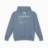 Autism Hoodie - Acceptance Definition Comfort Colors Lightweight Hoodie - Daily Bloom