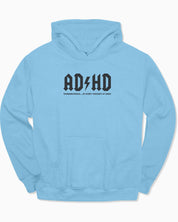 Autism Hoodie By Daily Bloom AD/HD Thunderstruck Hoodie S / Light Blue