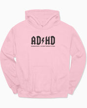 Autism Hoodie By Daily Bloom AD/HD Thunderstruck Hoodie S / Light Pink