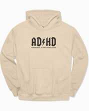 Autism Hoodie By Daily Bloom AD/HD Thunderstruck Hoodie S / Sand