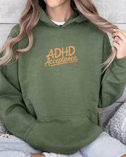 Autism Hoodie By Daily Bloom ADHD Acceptance Grunge Style Hoodie