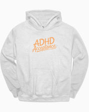 Autism Hoodie By Daily Bloom ADHD Acceptance Grunge Style Hoodie Ash / S