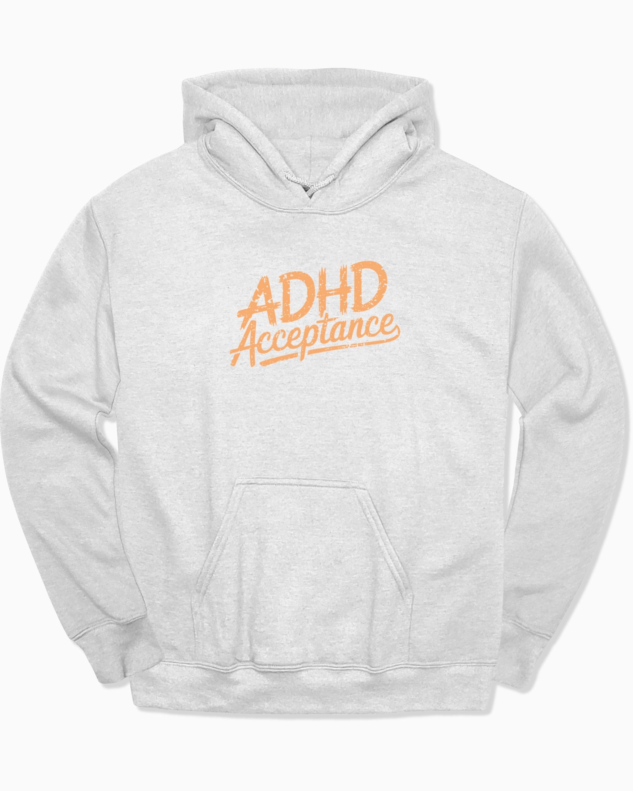 Autism Hoodie By Daily Bloom ADHD Acceptance Grunge Style Hoodie Ash / S