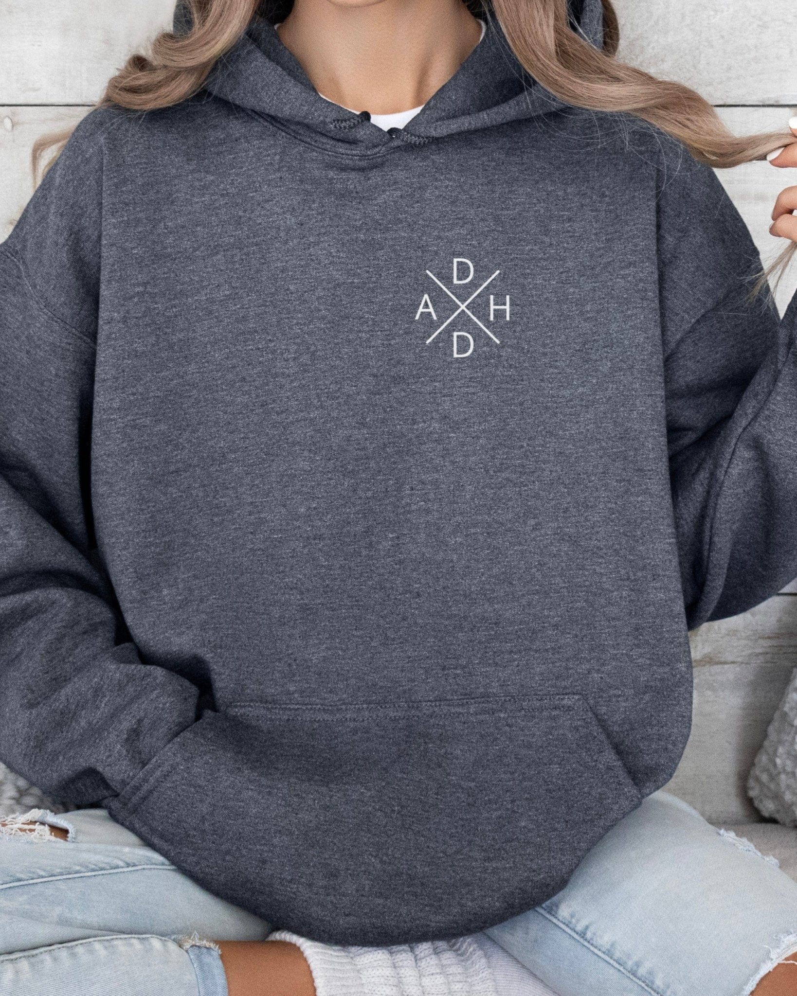 Autism Hoodie - ADHD Cross Hoodie - Daily Bloom