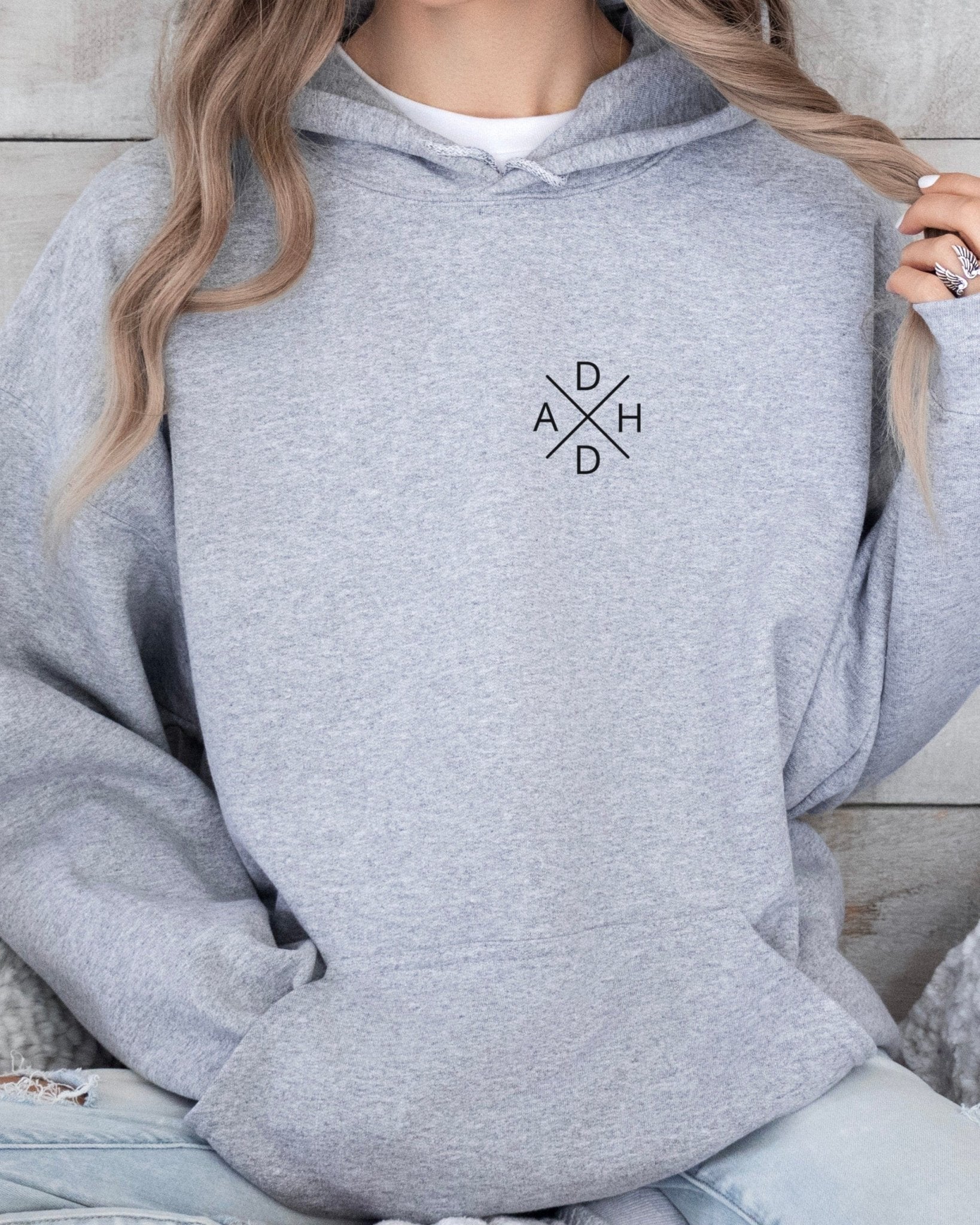 Autism Hoodie - ADHD Cross Hoodie - Daily Bloom