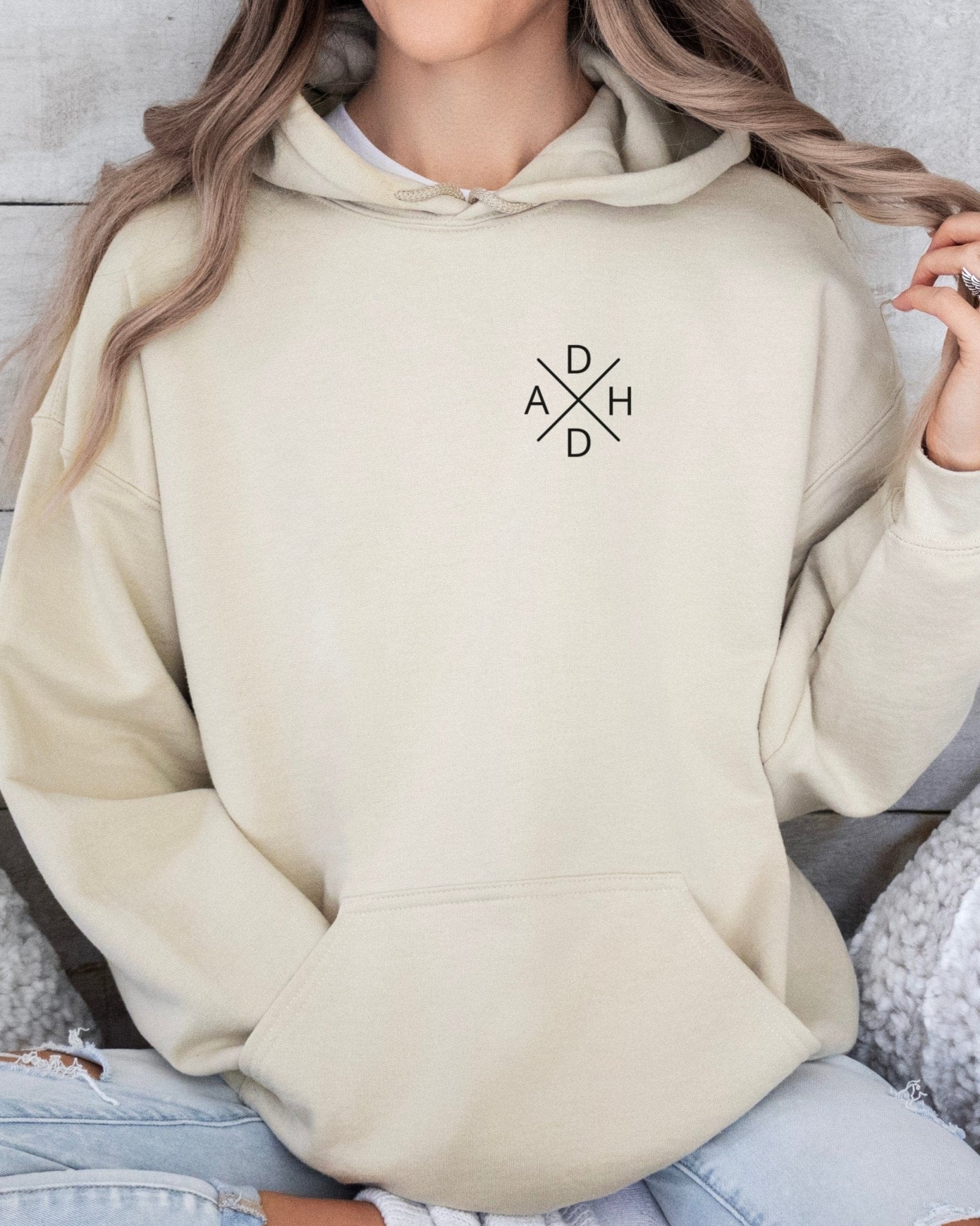 Autism Hoodie - ADHD Cross Hoodie - Daily Bloom