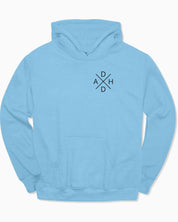 Autism Hoodie By Daily Bloom ADHD Cross Hoodie Light Blue / S