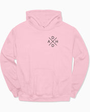 Autism Hoodie By Daily Bloom ADHD Cross Hoodie Light Pink / S