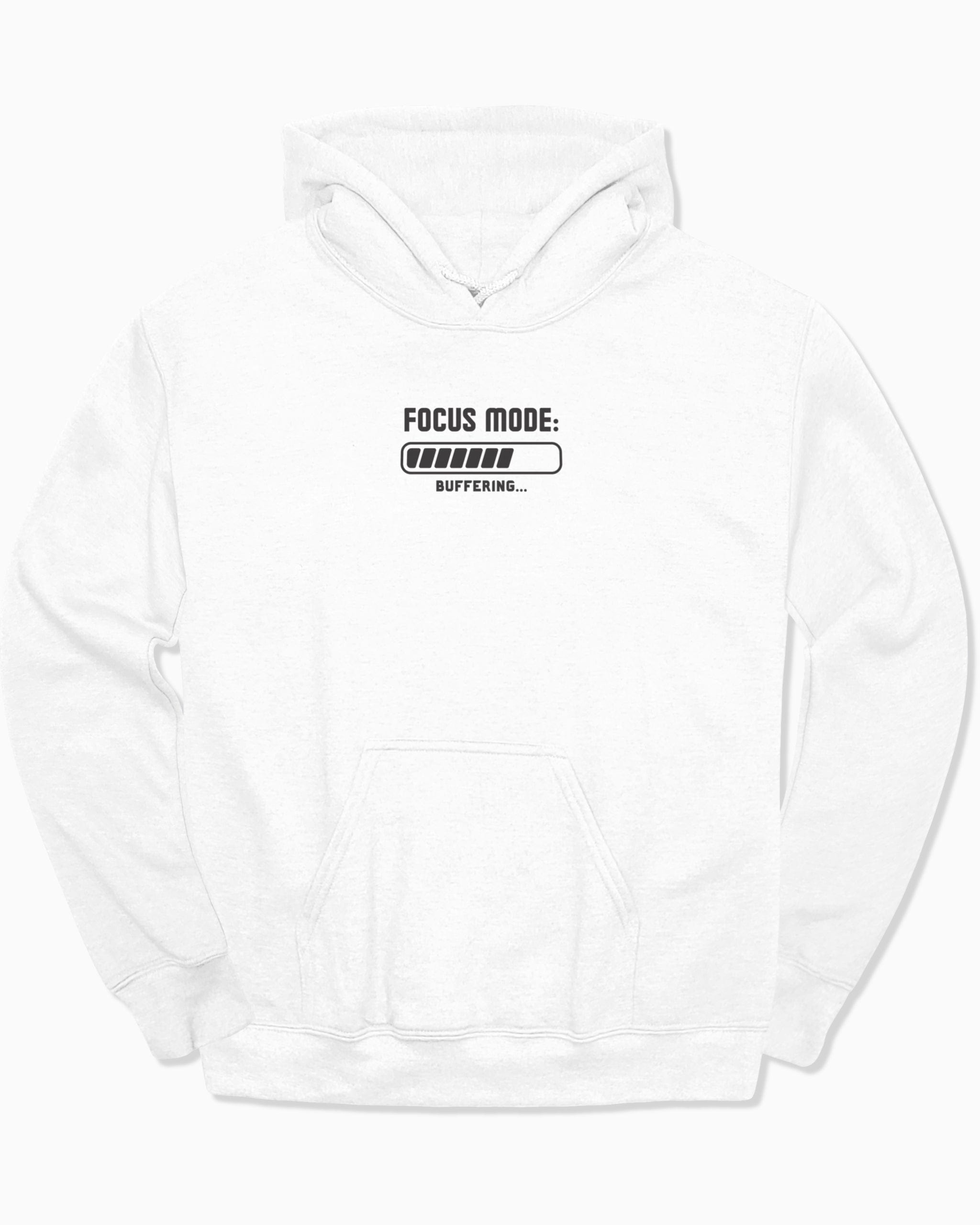Autism Hoodie By Daily Bloom ADHD Focus Mode Buffering Hoodie White / S