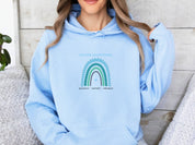 Advocate Support Empower Autism Acceptance Rainbow Hoodie-Neurodiversity, ADHD & Autism Awareness & Acceptance Hoodie by Daily Bloom