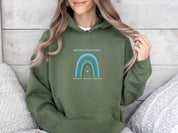 Advocate Support Empower Autism Acceptance Rainbow Hoodie-Neurodiversity, ADHD & Autism Awareness & Acceptance Hoodie by Daily Bloom