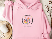 Advocate Support Empower Bunch of Flowers Hoodie-Light Pink-Neurodiversity, ADHD & Autism Awareness & Acceptance Hoodie by Daily Bloom