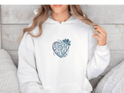 Advocate with Love Hoodie-Neurodiversity, ADHD & Autism Awareness & Acceptance Hoodie by Daily Bloom