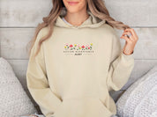 Aunt Autism Acceptance Flowers Hoodie-Neurodiversity, ADHD & Autism Awareness & Acceptance Hoodie by Daily Bloom