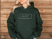 Aunt Autism Acceptance Frame Hoodie-Neurodiversity, ADHD & Autism Awareness & Acceptance Hoodie by Daily Bloom