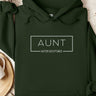 Autism Hoodie - Aunt Autism Acceptance Frame Hoodie - Daily Bloom