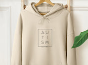 Autism Acceptance Box Men's Hoodie-Sand-Neurodiversity, ADHD & Autism Awareness & Acceptance Hoodie by Daily Bloom