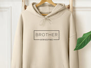 Autism Acceptance Brother Box Hoodie-Sand-Neurodiversity, ADHD & Autism Awareness & Acceptance Hoodie by Daily Bloom